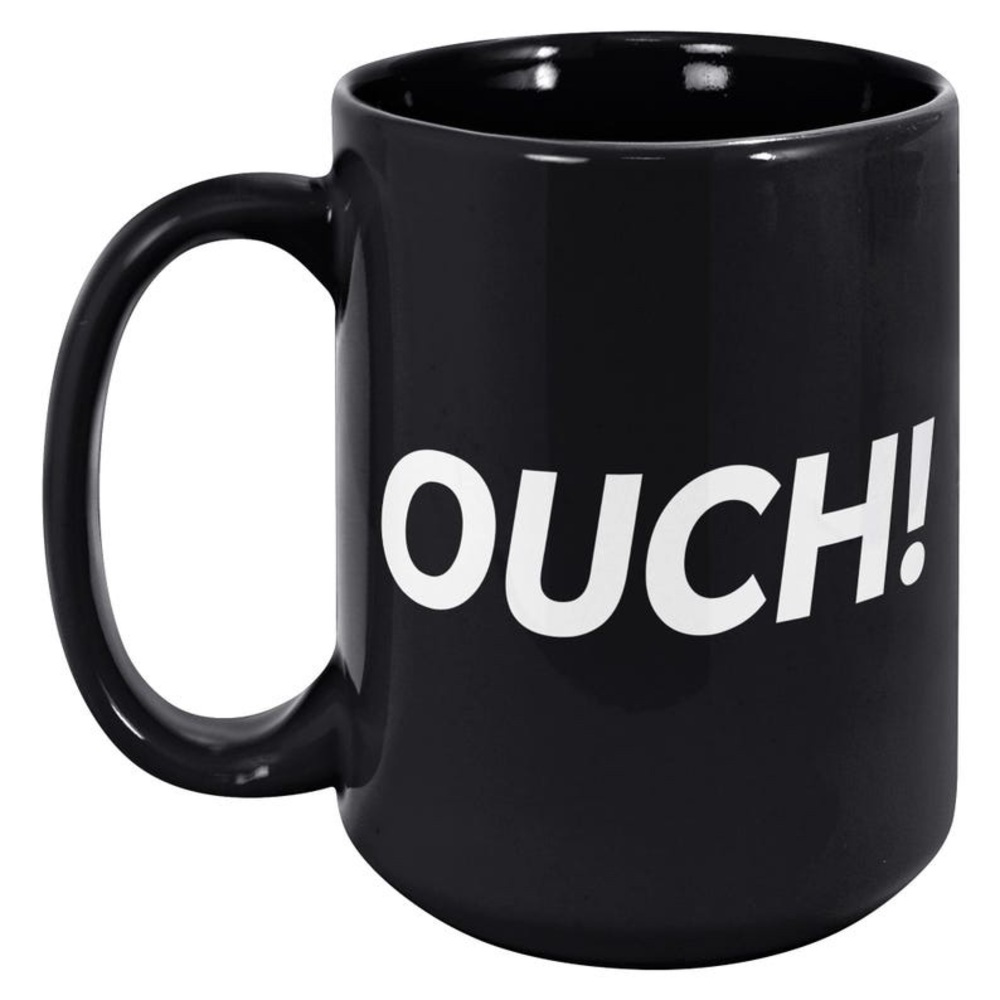 OUCH! Meme Mug 11oz or 15oz Black or White Coffee Cup